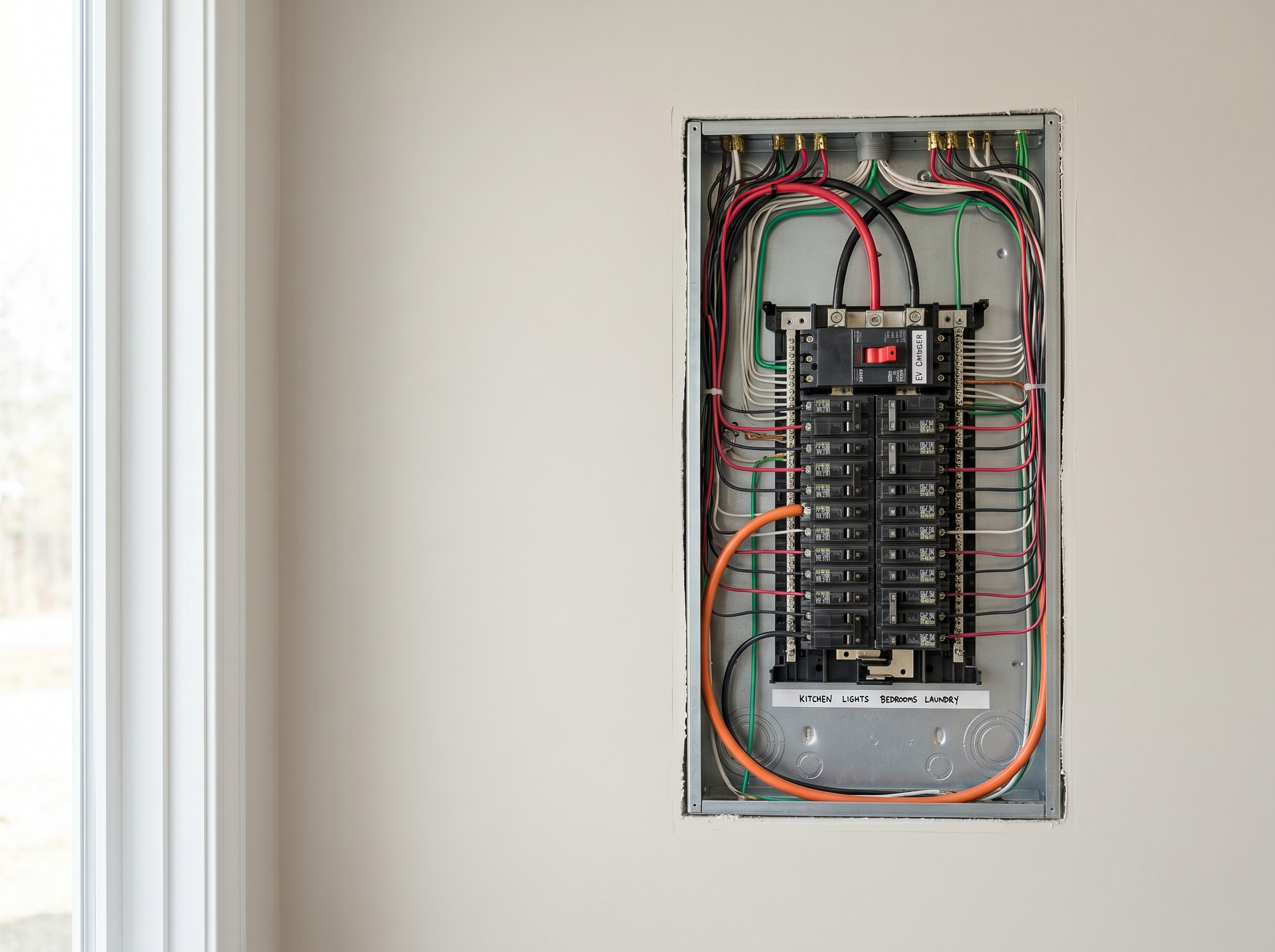 EV-ready — A dedicated EV circuit